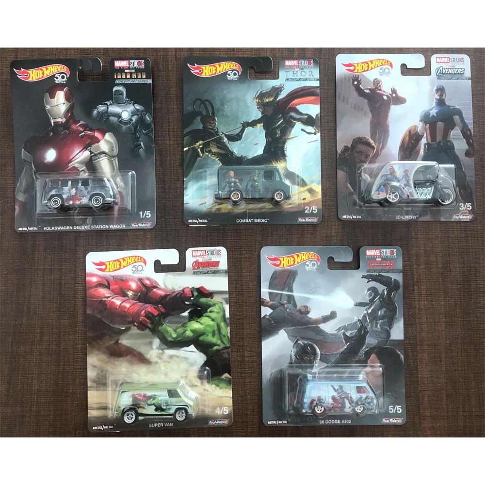 HOT WHEELS MARVEL STUDIOS AVENGERS SET OF CAR DLB R Shopee Malaysia
