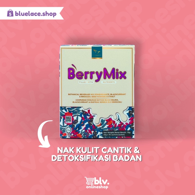 BerryMix C2joy Kulit Cantik Berseri Detox Badan Kurus Awet Muda