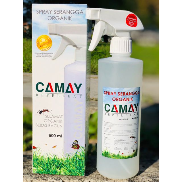 READY STOCK Spray Serangga Organik 500ml Bebas Racun Camay Repellent