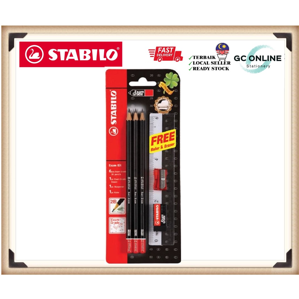 Stabilo Exam Grade B Pencil Pcs Blister Pack Bl S Per Pack