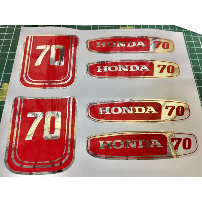 Honda C70 Body Sticker Set Shopee Malaysia