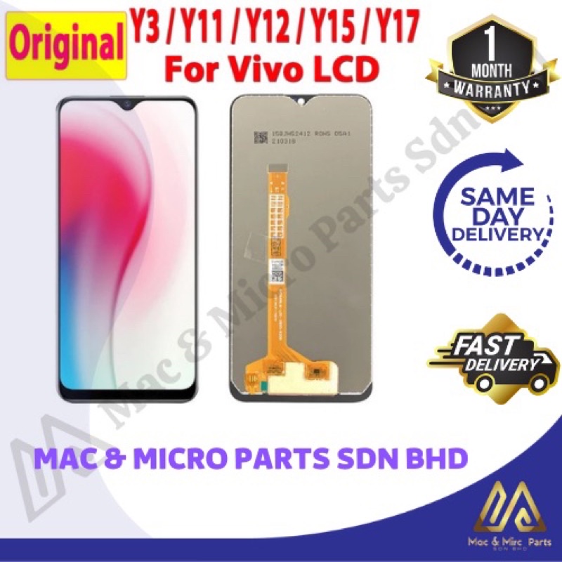 Vivo Y17 Y11 Y15 Y12 Fullset LCD ORIGINAL Quality Touch Screen