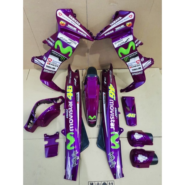 COVERSET HLD YAMAHA 125Z ZR MOVISTAR EDITION Siap Tampal Shopee