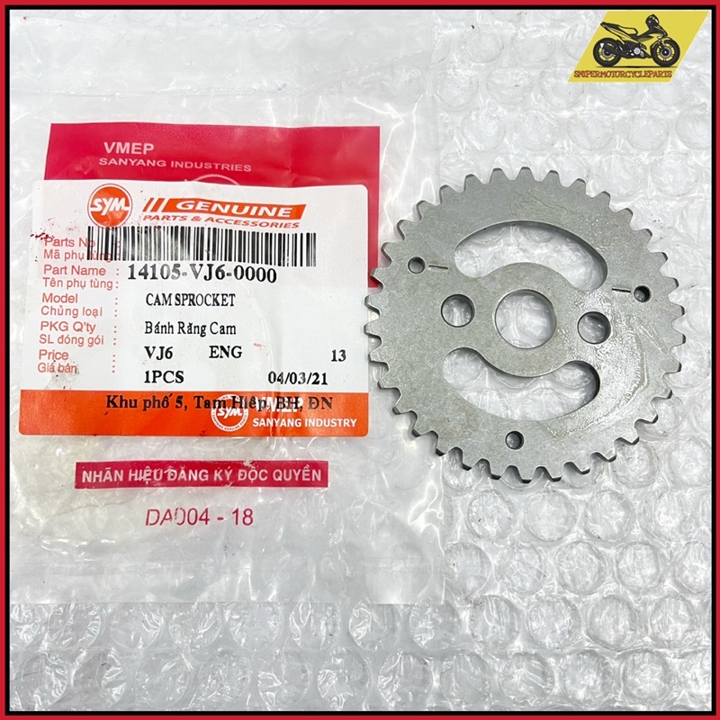 100 ORI SYM VF3 VF3i V1 V2 LE ABS PRO TIMING CHAIN GEAR CAM SPOCKET