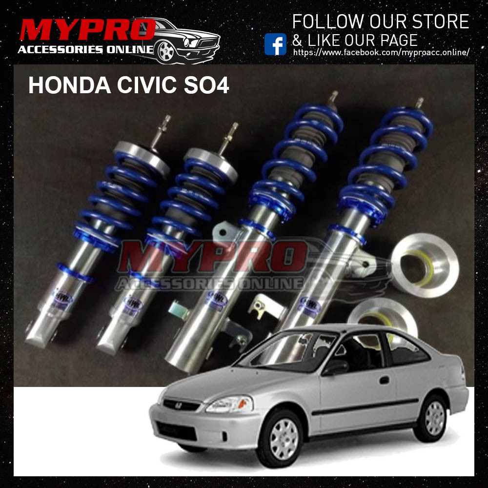 HONDA CIVIC SO4 EK9 1996 2000 100 Original HWL MT1 BS Series High Low