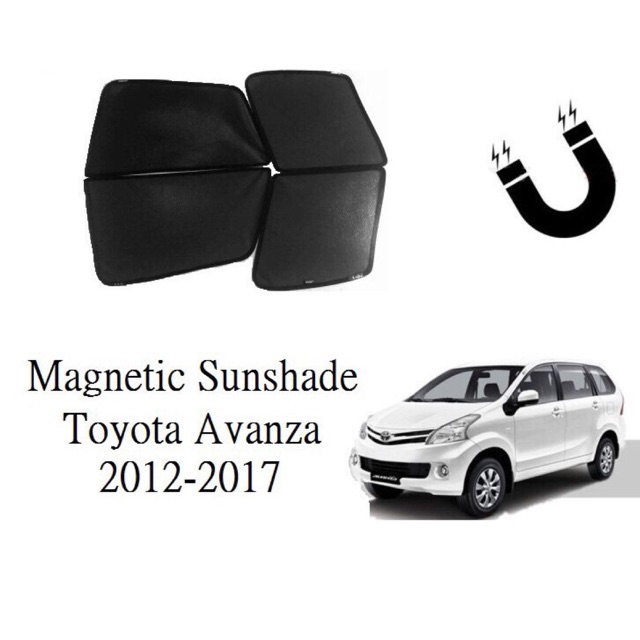 Toyota Avanza Magnetic Sunshade Pcs Car Shade Sunshield