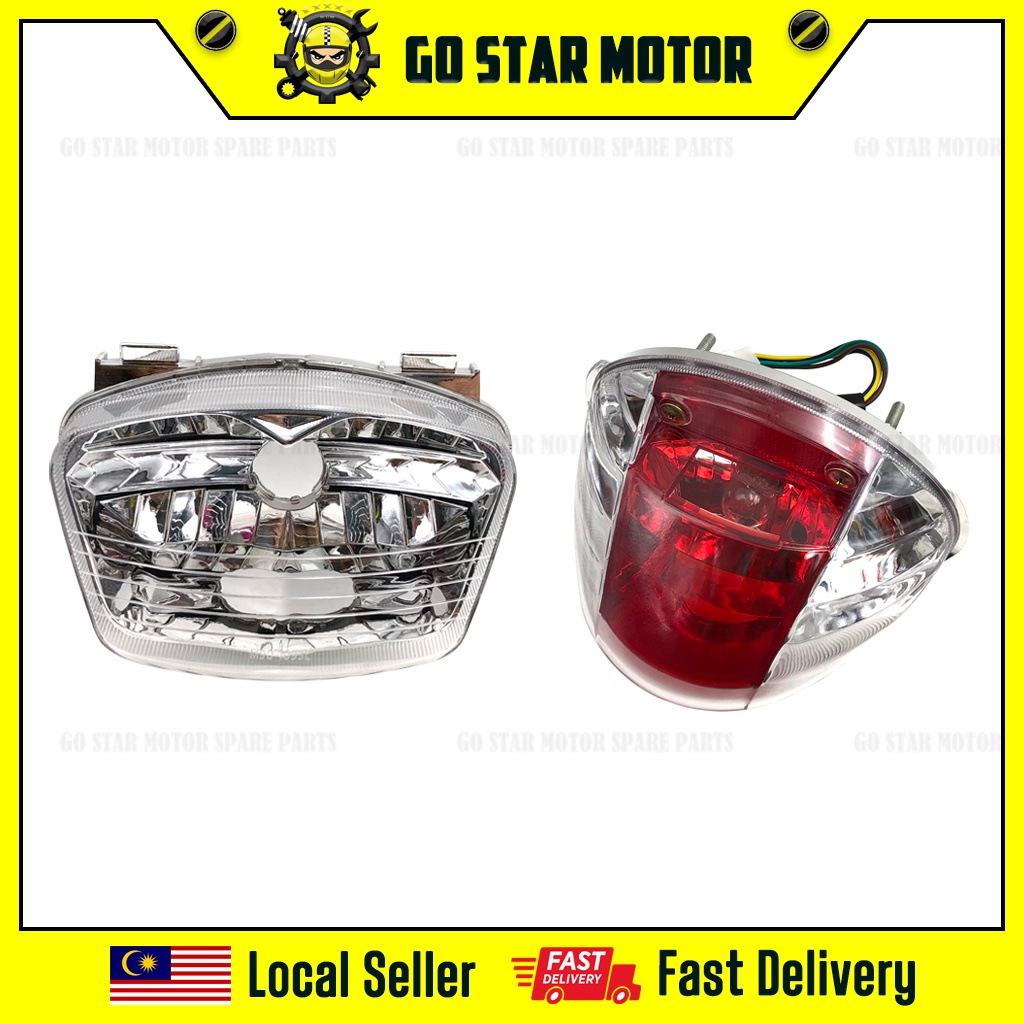 MODENAS KRISS100 KRISSFL KRISS 100 FL MR HEAD LAMP LAMPU DEPAN BELAKANG