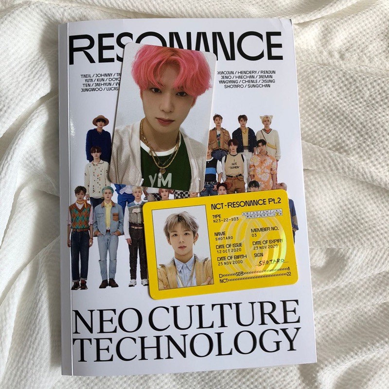 Album Nct Resonance Pt Departure Ver Unsealed Jaehyun Shotaro