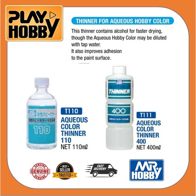 Mr Hobby T T Aqueous Water Based Thinner For Fast Drying Shopee