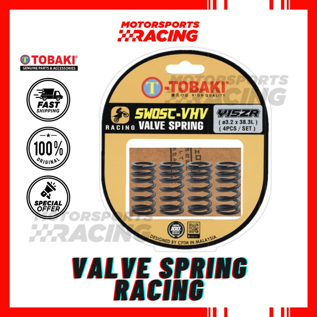 RFS150I TOBAKI RACING VALVE SPRING READY STOCK SWOSC VHV BENELLI