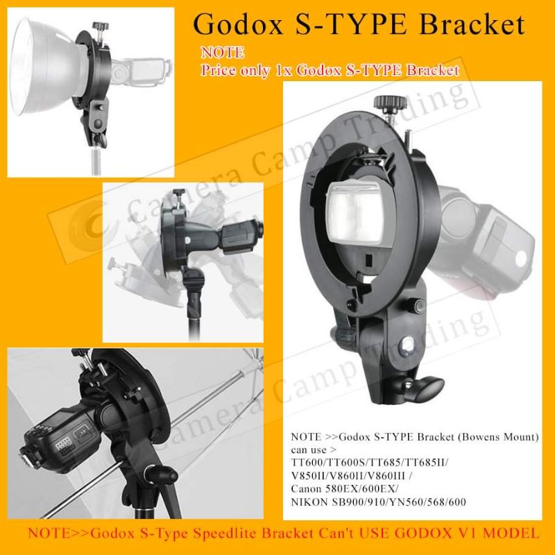 Godox S Bracket S Type Bracket Bowens Mount Can Use Godox Tt