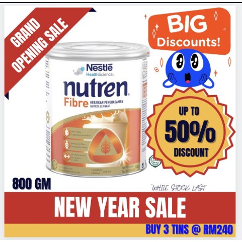 Nutren Fibre 800g Nestle Nutren Fibre Shopee Malaysia