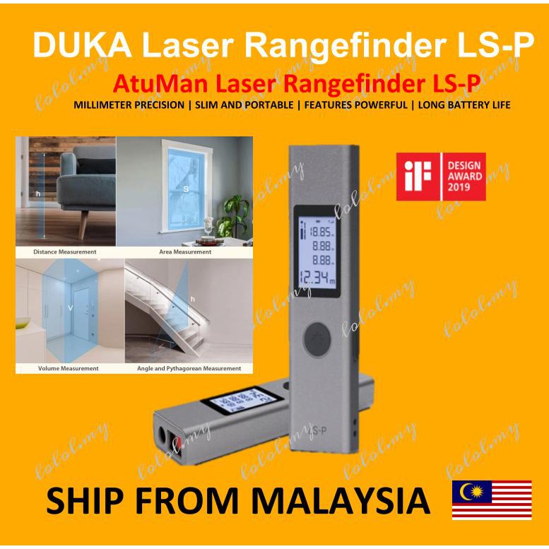 Mi Atuman Duka Ls P M Laser Range Finder Rechargeable High Precision