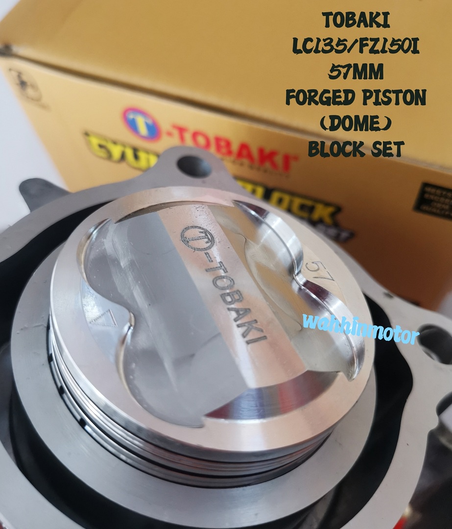 TOBAKI LC135 FZ150I Y15ZR CERAMIC ALUMINIUM RACING BLOCK DOME