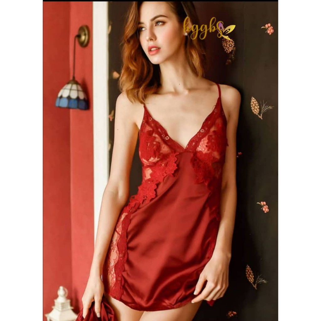 HGGBS Ready Stock NEW M L SIZE Sexy Babydoll Lingerie Nightwear