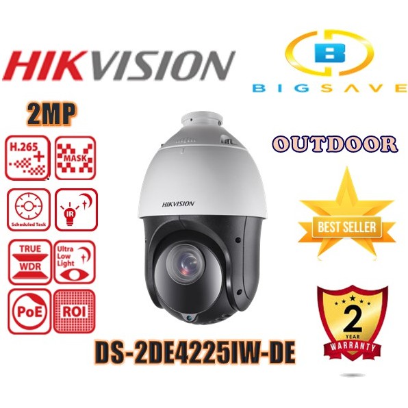 Hikvision Mp Ds De Iw De T X Powered By Darkfighter Ptz Ir