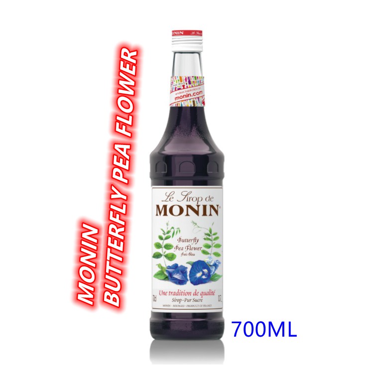 Free Gift MONIN PREMIUM SYRUP BUTTERFLY PEA FLOWER 700ML READY