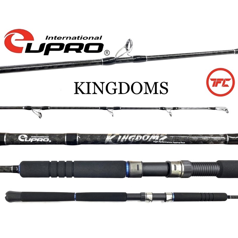 2022 EUPRO Kingdoms Jigging Bottom Spinning Baitcast Rod Baitcasting