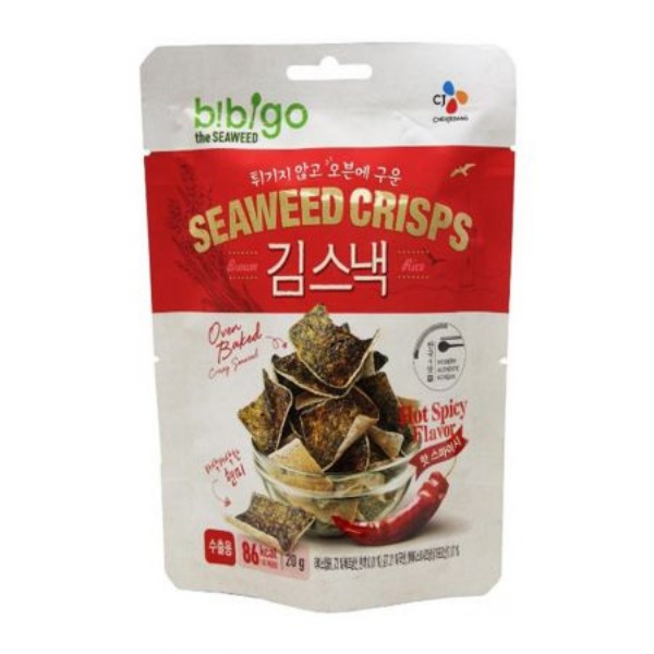 Cj Bibigo Seaweed Crisps Snack G Hot Spicy Shopee Malaysia