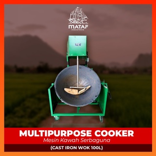 MATAF Mesin Pengacau Dodol Multi Purpose Cooker Kawah Cast Iron