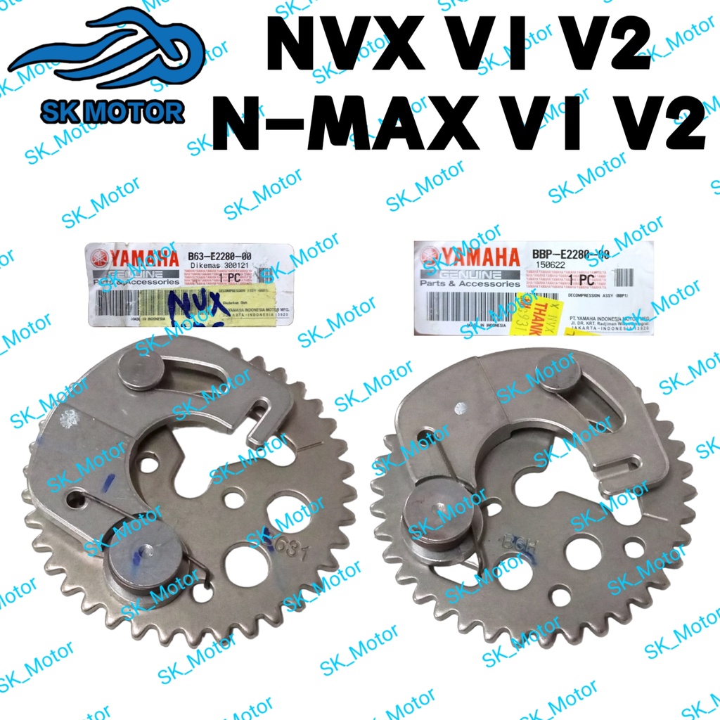 Yamaha NVX 155 V1 V2 N MAX NMAX N MAX V1 V2 Original Decompression