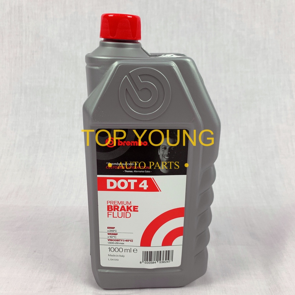 BREMBO DOT 4 PREMIUM BRAKE FLUID 1L MADE IN ITALY 100 ORIGINAL