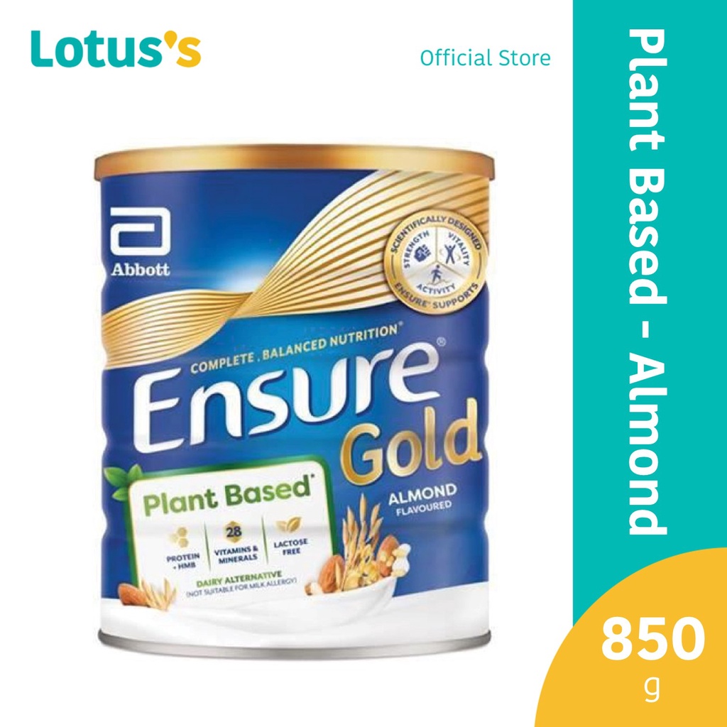 Ensure Gold Plant Based Almond Milk Powder 800g Shopee Malaysia