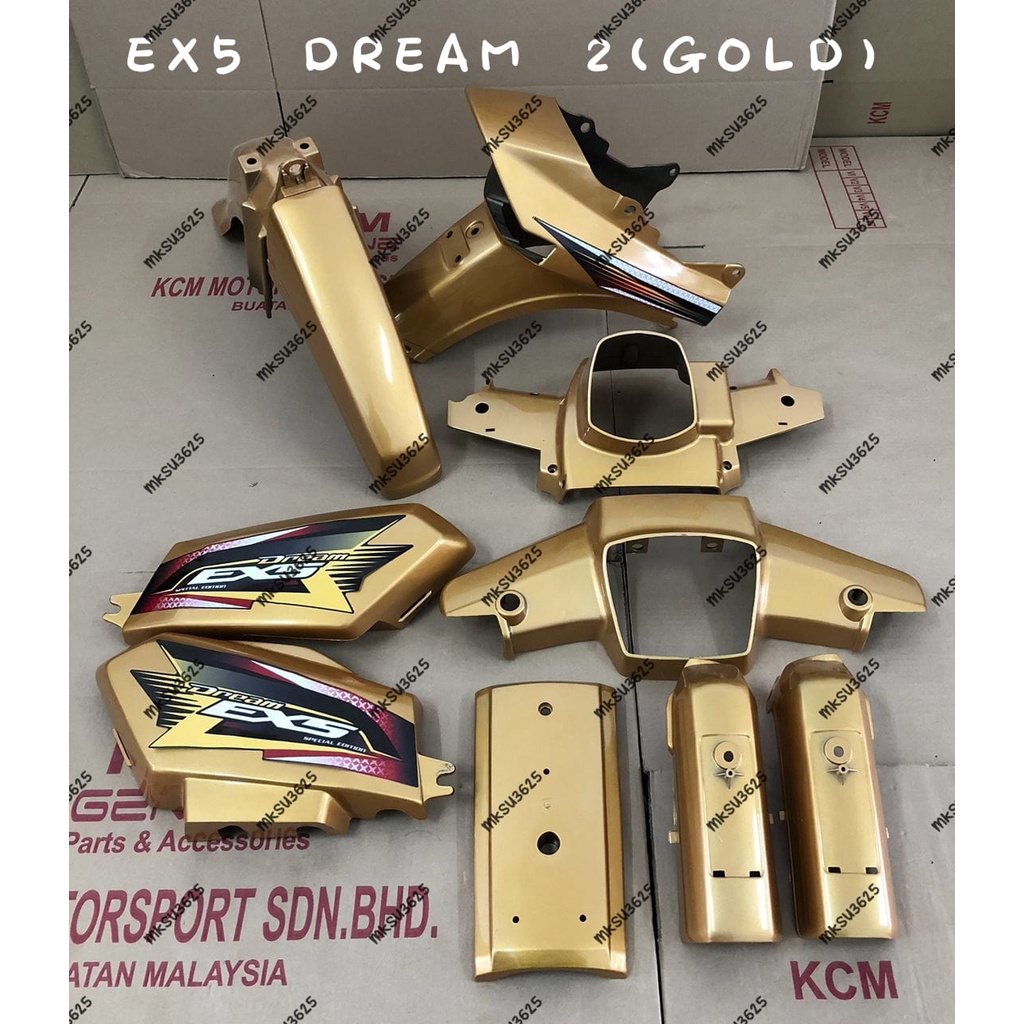 EX5 DREAM EX5 DREAM 2 BODY COVER SET SIAP TAMPAL STICKER Shopee