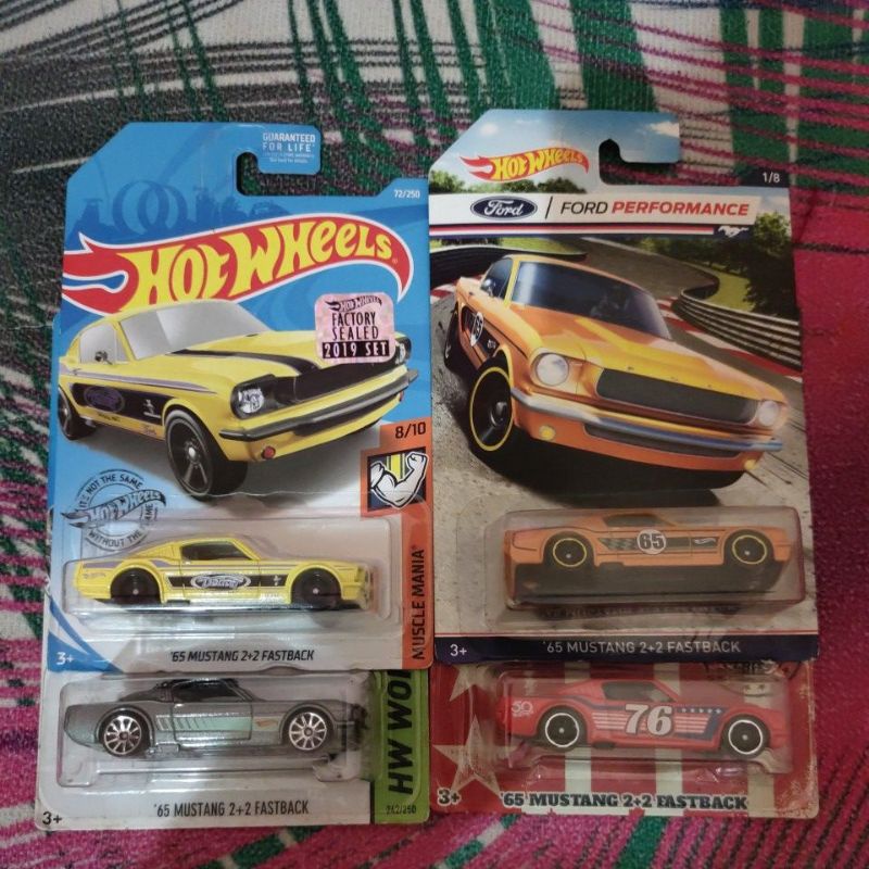 Hot Wheels 65 Mustang 2 2 Fastback Shopee Malaysia