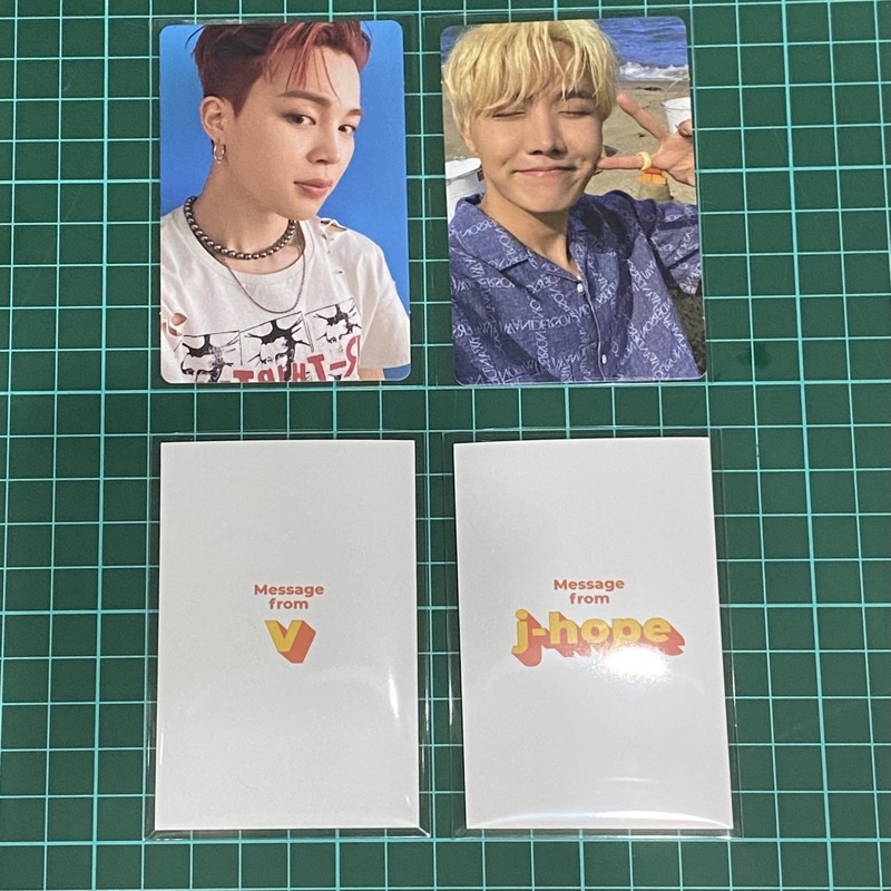 Bts Butter Jimin Jhope Hobby Hoseok V Taehyung Photocard Pc Message