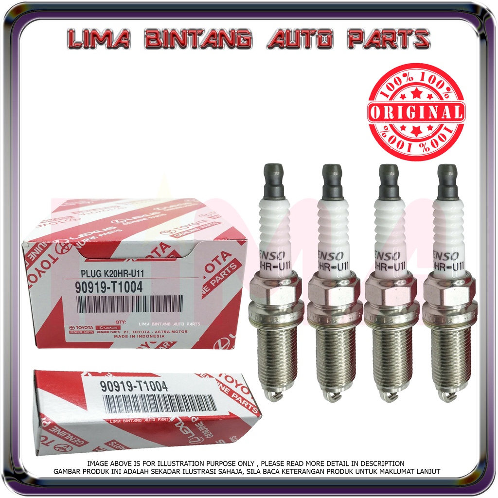 Toyota Innova Tgn Fortuner Tgn Spark Plug Original K Hr U