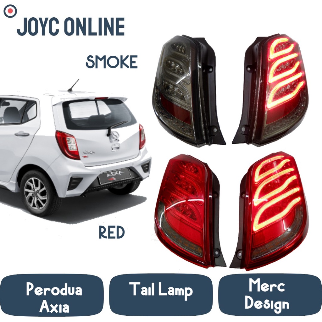 Perodua Axia Tail Lamp Mercedes Design Led Light Bar Set Pcs