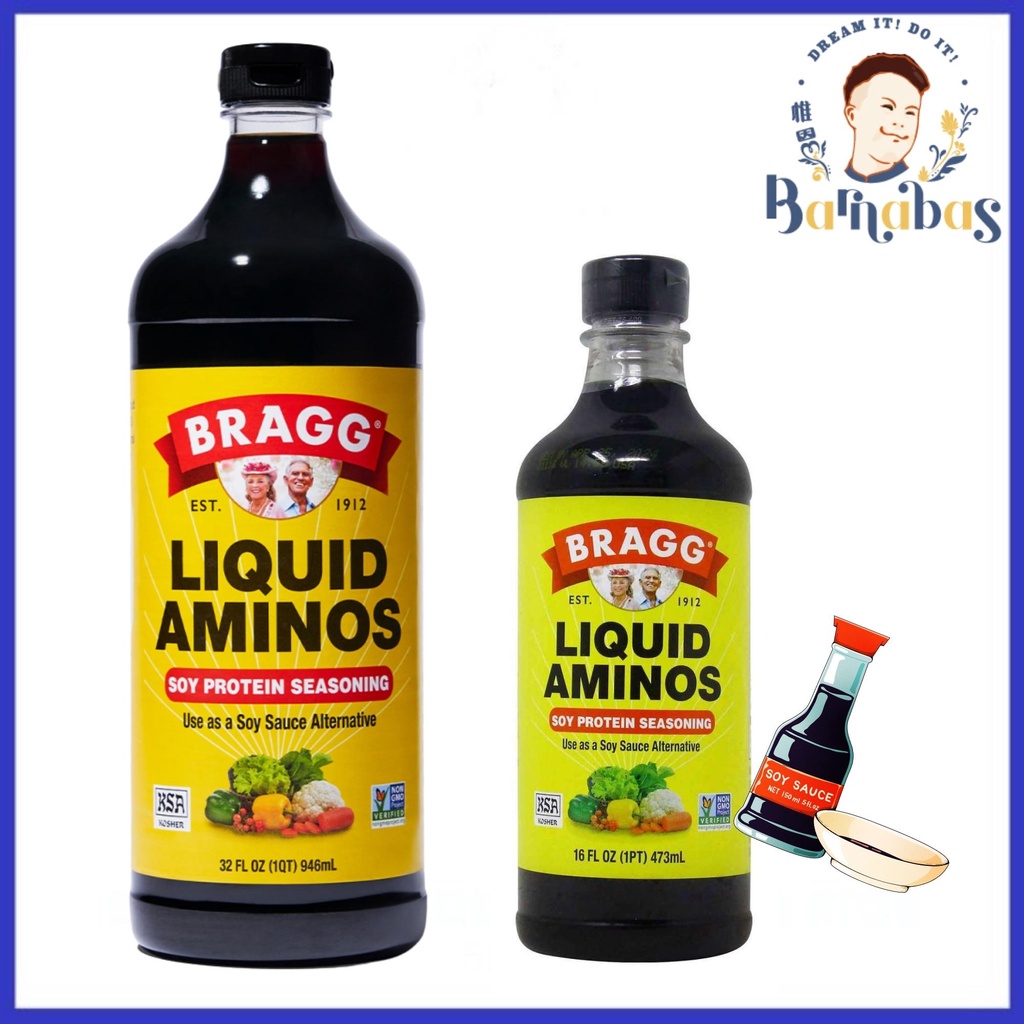 Bragg Liquid Aminos Ml Ml Soy Protein Seasoning Healthy Digestion