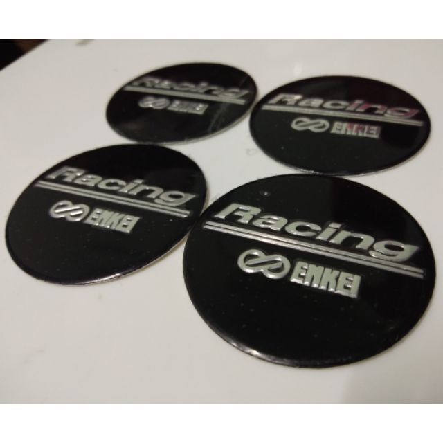 Pcsx Mm Enkei Racing Wheel Center Rim Cap Car Emblem Sticker