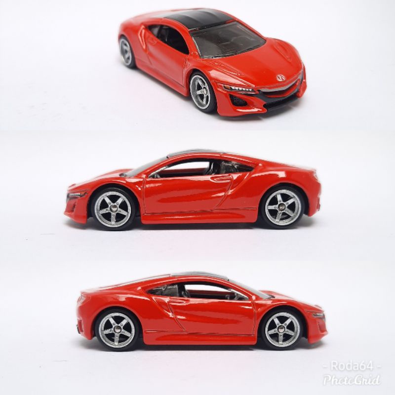 Merah Hot Wheels Acura Nsx Red Custom Rivet Whole Hotwheels