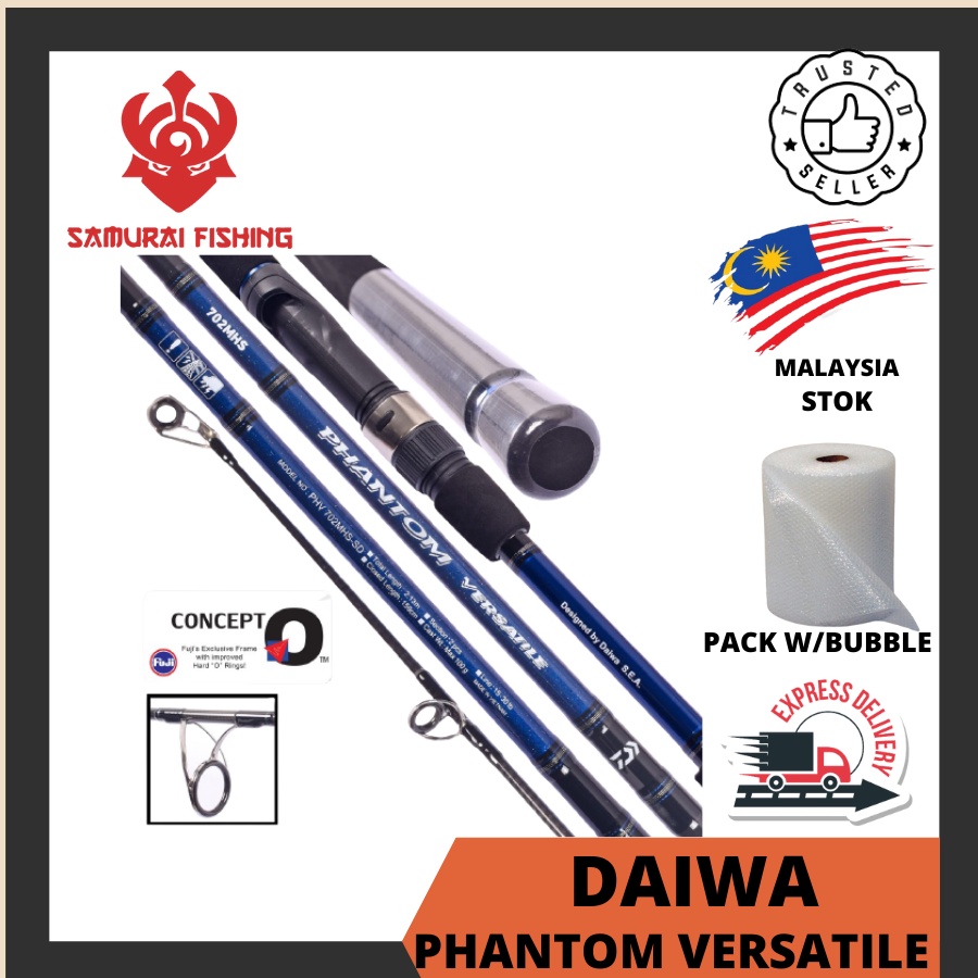 Samurai Daiwa Phantom Versatile Spinning Rod Joran Tahan Lasak