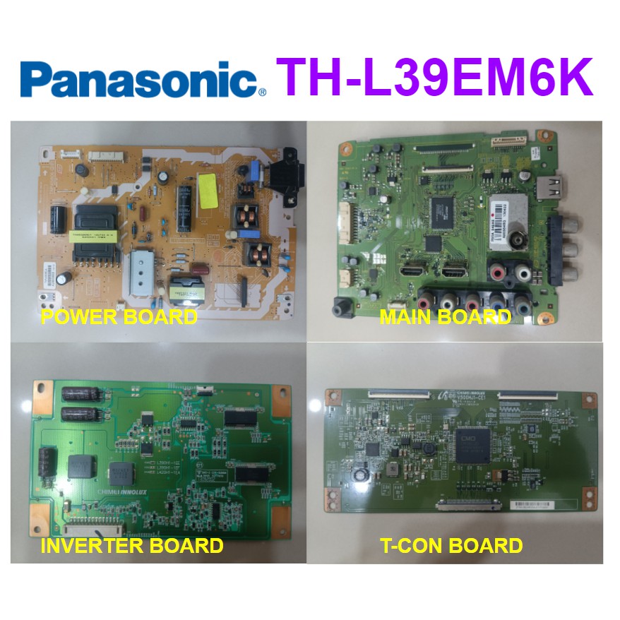 Panasonic Led Tv Th L Em K Em K Power Board Tnpa Main Board Main