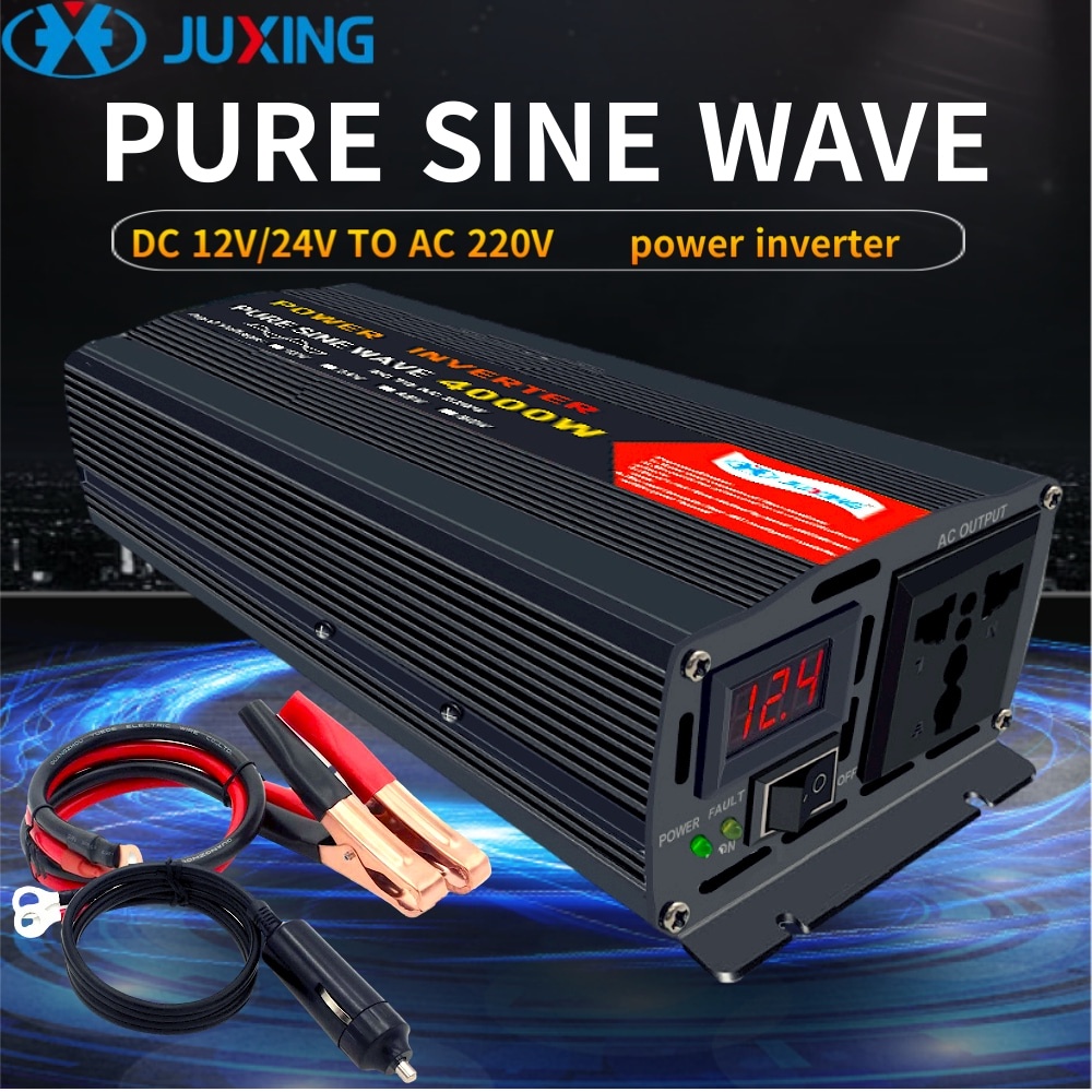 Juxing Pure Sine Wave W Power Inverter Dc V To Ac V With