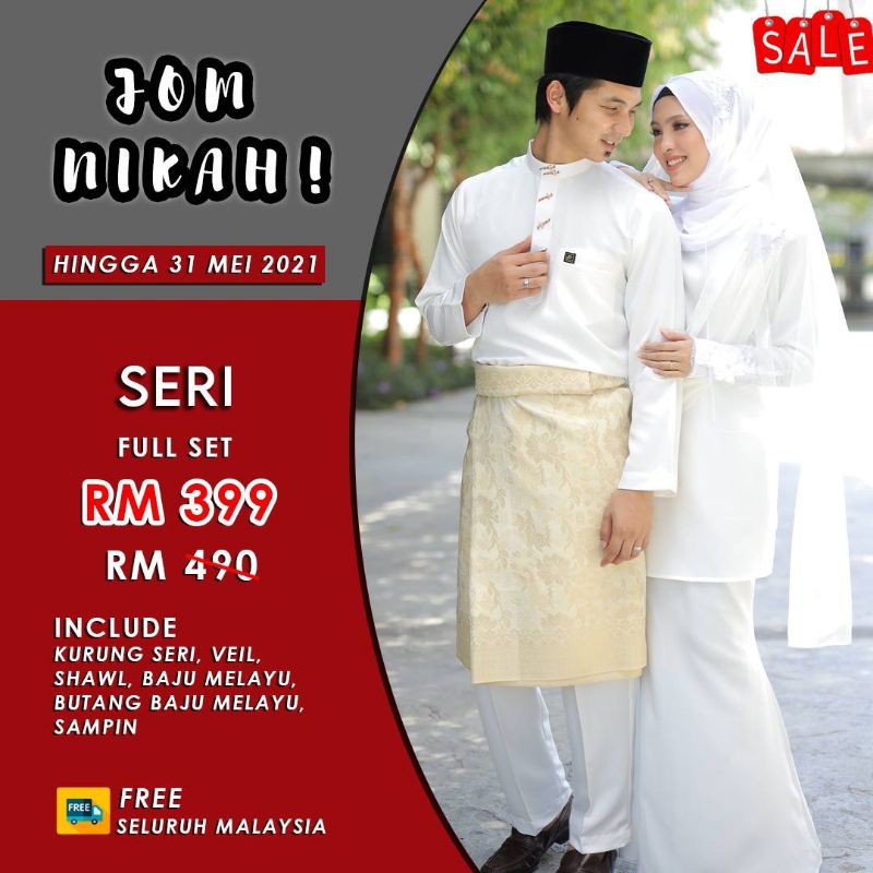 Super Jimat Box In Baju Akad Nikah Tunang Murah Shopee Malaysia