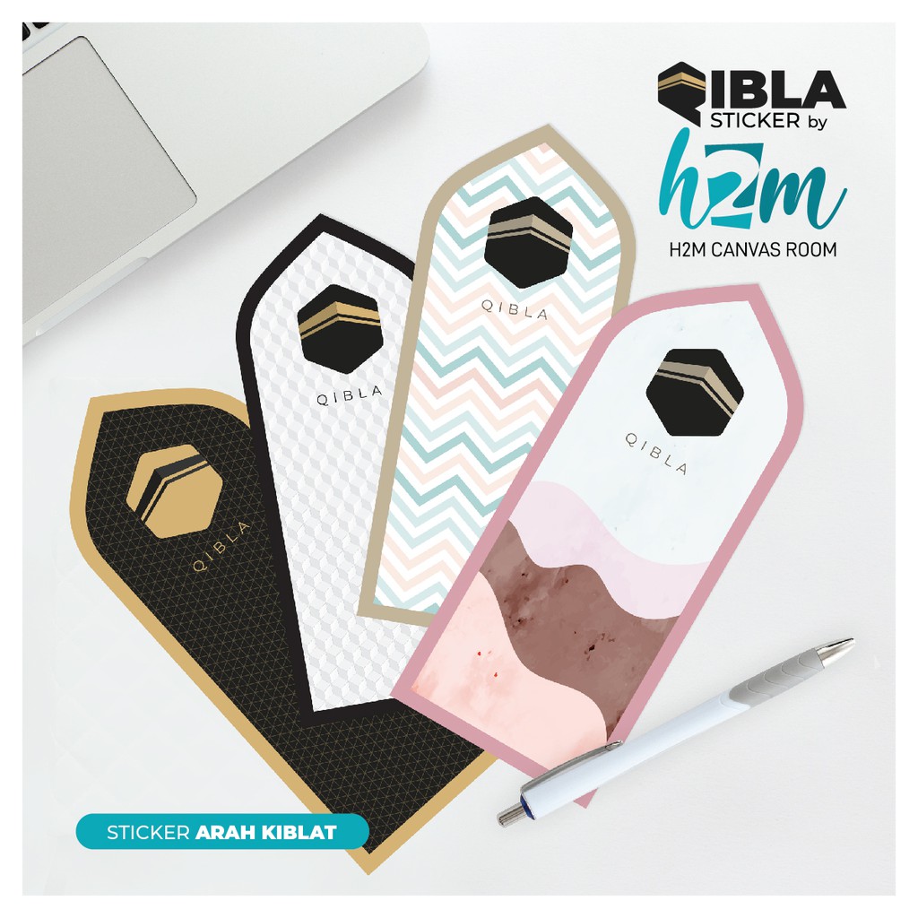 Islamic Penunjuk Arah Kiblat Sticker Gift Cenderamata Hadiah