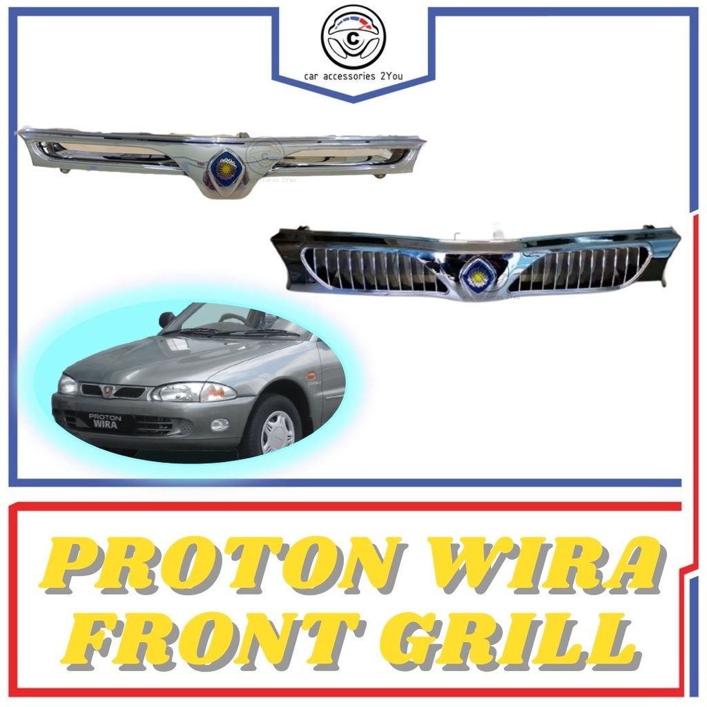 PROTON WIRA SATRIA PUTRA ARENA JUARA FRONT GRILL SPENDER UK CHROME