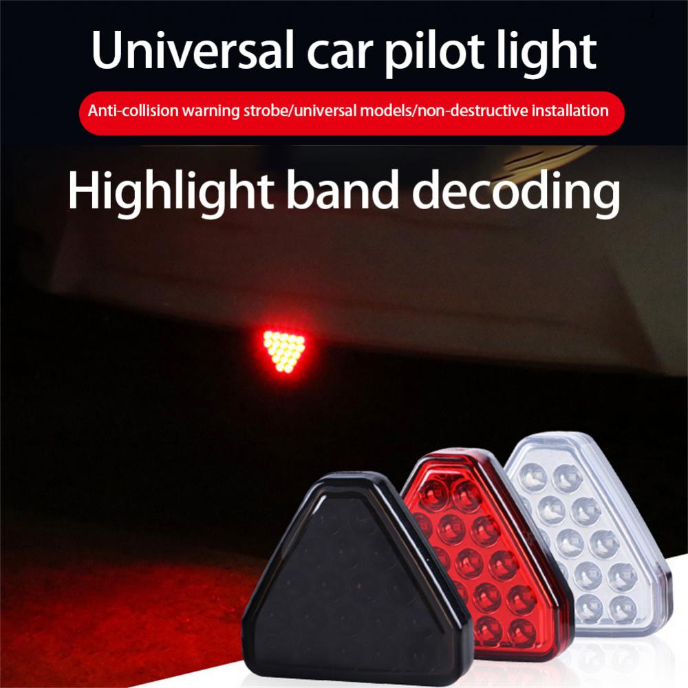 V F Style Universal Led Brake Stop Light Triangle Led Rear Tail