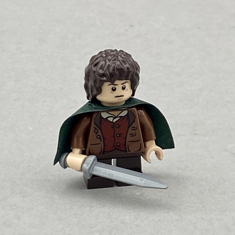 Lego Lord Of The Rings Lor Frodo Baggins Dark Green Cape