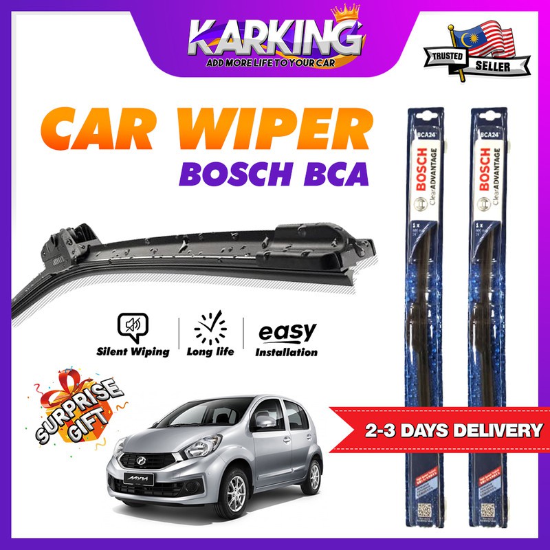 Bosch Clear Advantage Car Windshield Wiper Perodua Myvi Icon BCA2117