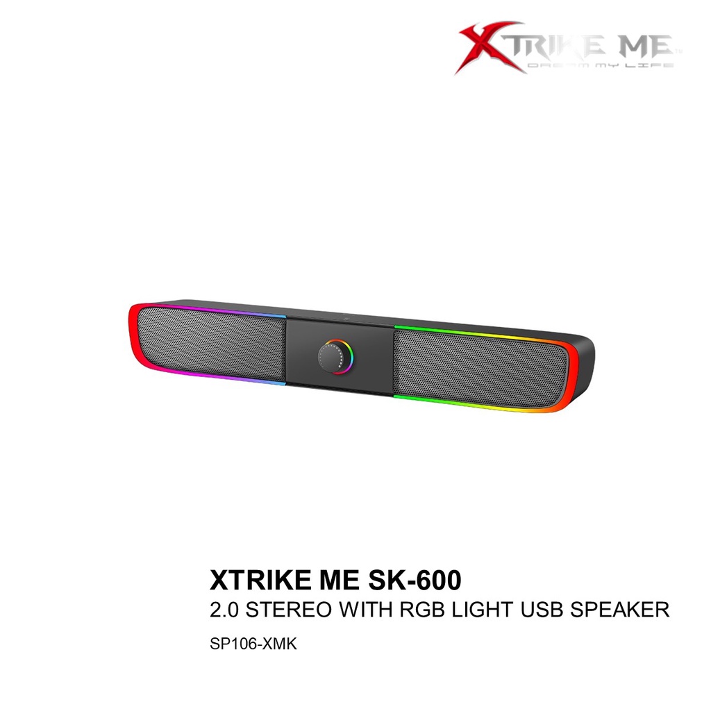 XTRIKE ME SK 600 2 0 STEREO WITH RGB LIGHT USB SPEAKER Shopee Malaysia