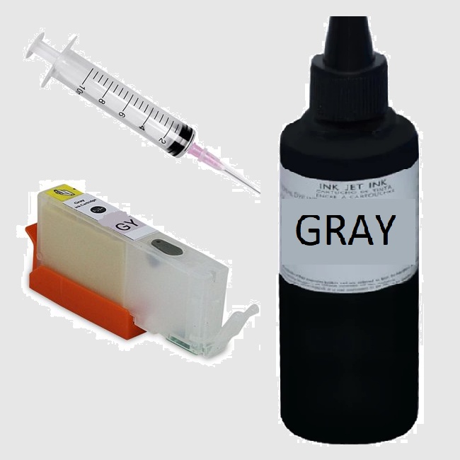 100ML Grey GRAY Universal Dye PGI CLI Ink CLI 726 For Ink Bottle