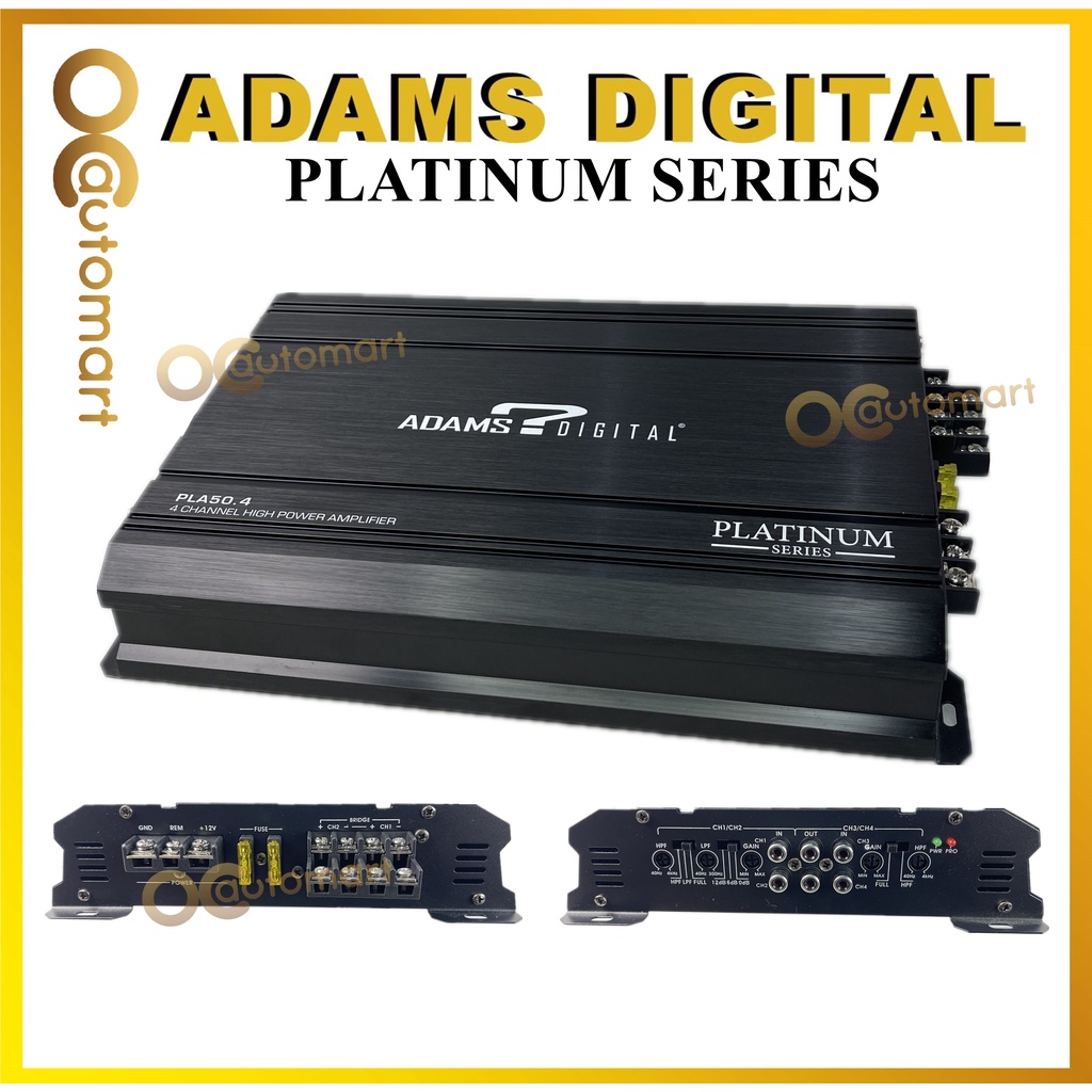 Adams Digital Roadmark Amplifier Ab High Performance Mosfet Car