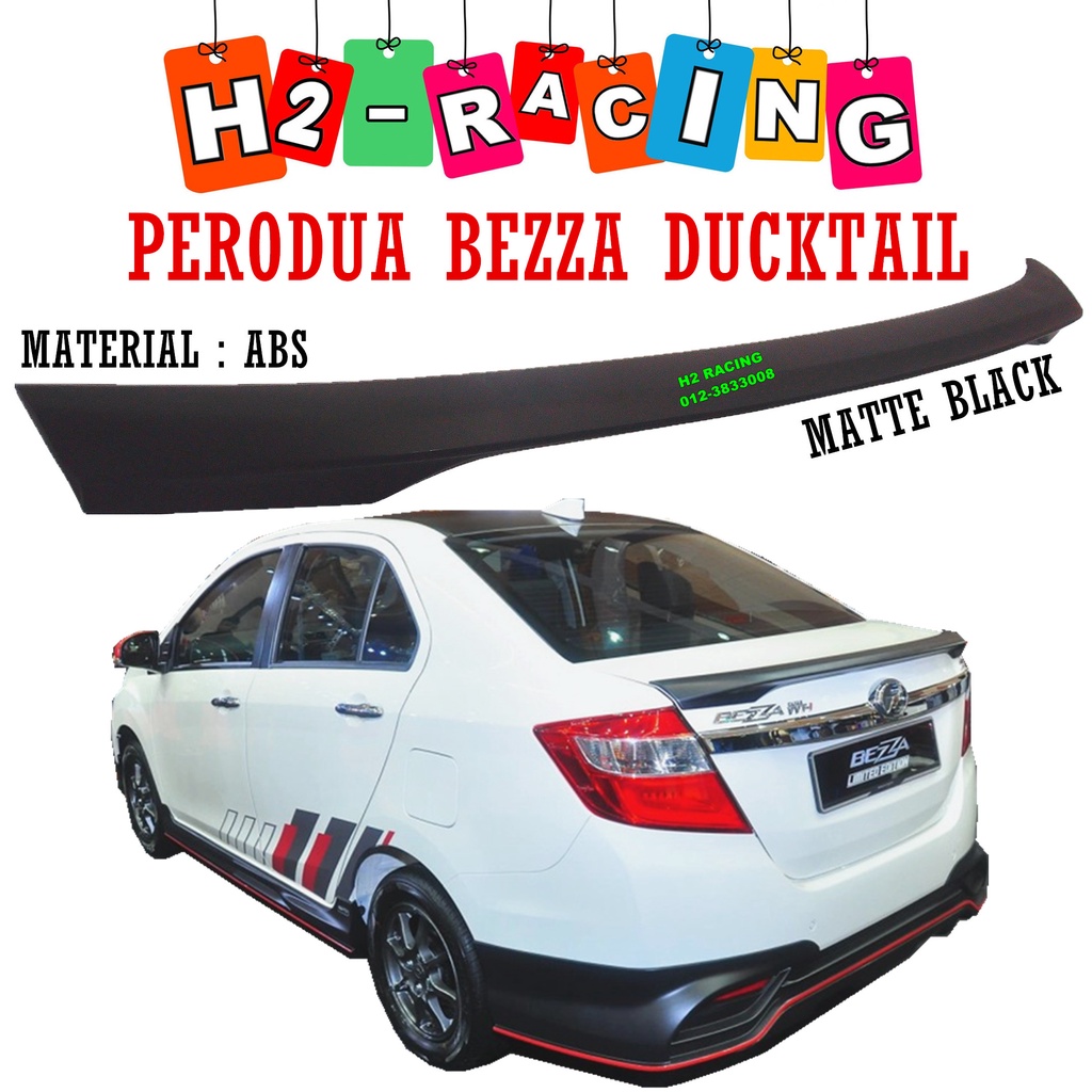 Perodua Bezza Gear Up Spoiler Abs Shopee Malaysia