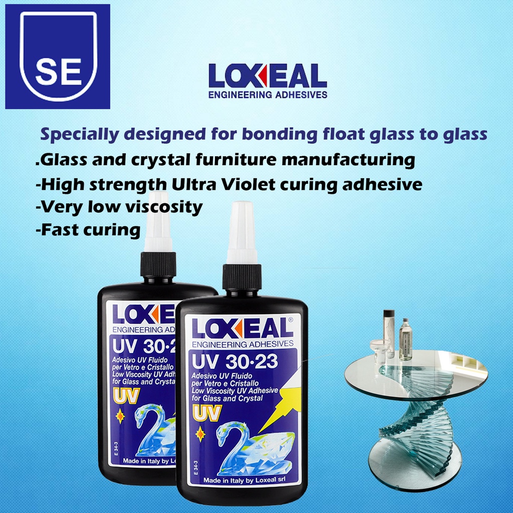 LOXEAL UV Glue Glass Adhesive Glue For Bonding Glass 30 23 30 21