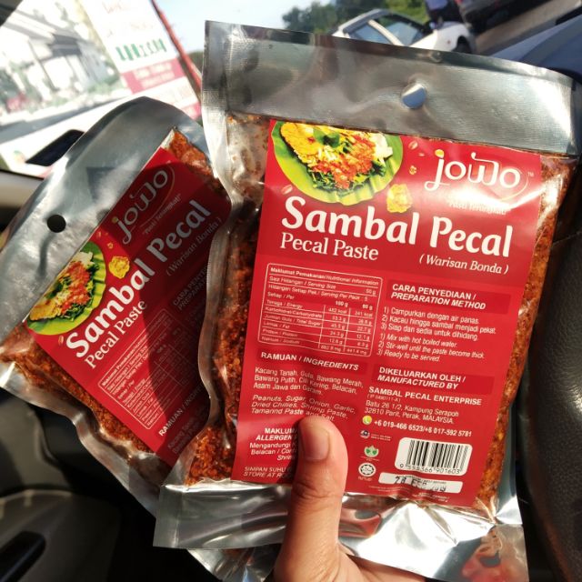 Kuah Kacang Sambal Pecal Express Warisan Bonda Homemade 250gm HALAL